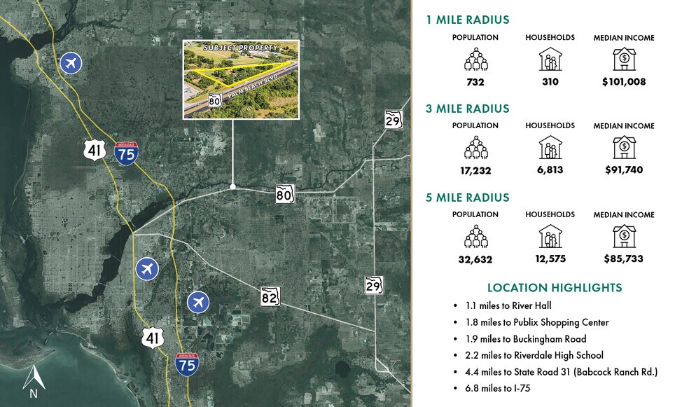 More Photos Of 16401 Palm Beach Blvd, Alva Land For Sale