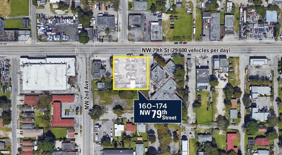 Primary Photo Of 160-174 NW 79th St, Miami Land For Sale