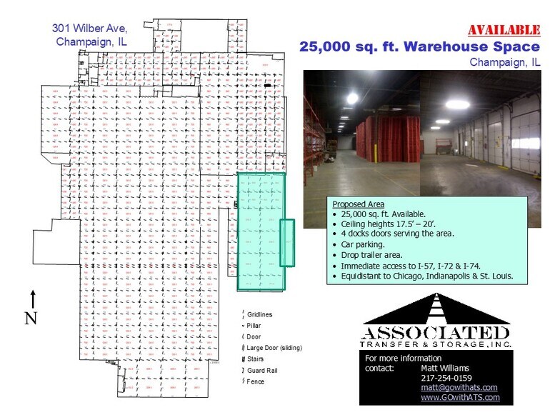 More Photos Of 301 Wilber Ave, Champaign Distribution For Lease