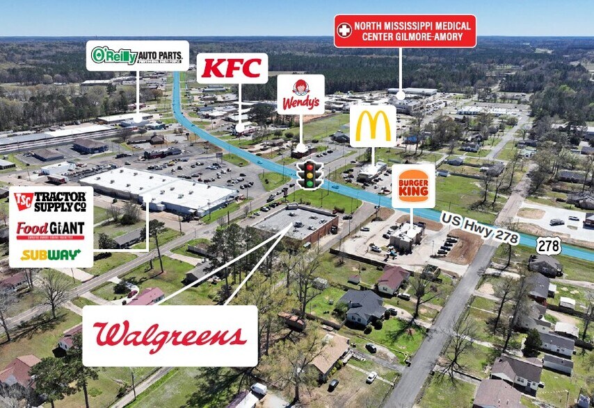 More Photos Of 805 Highway 278 E, Amory General Retail For Sale
