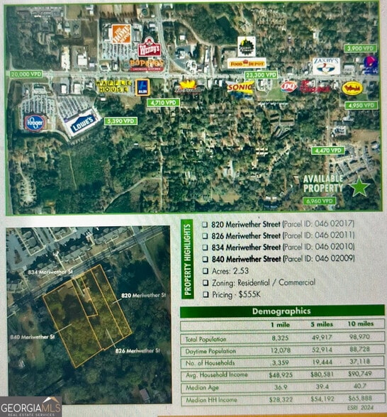 More Photos Of 834 Meriwether St, Griffin Land For Sale