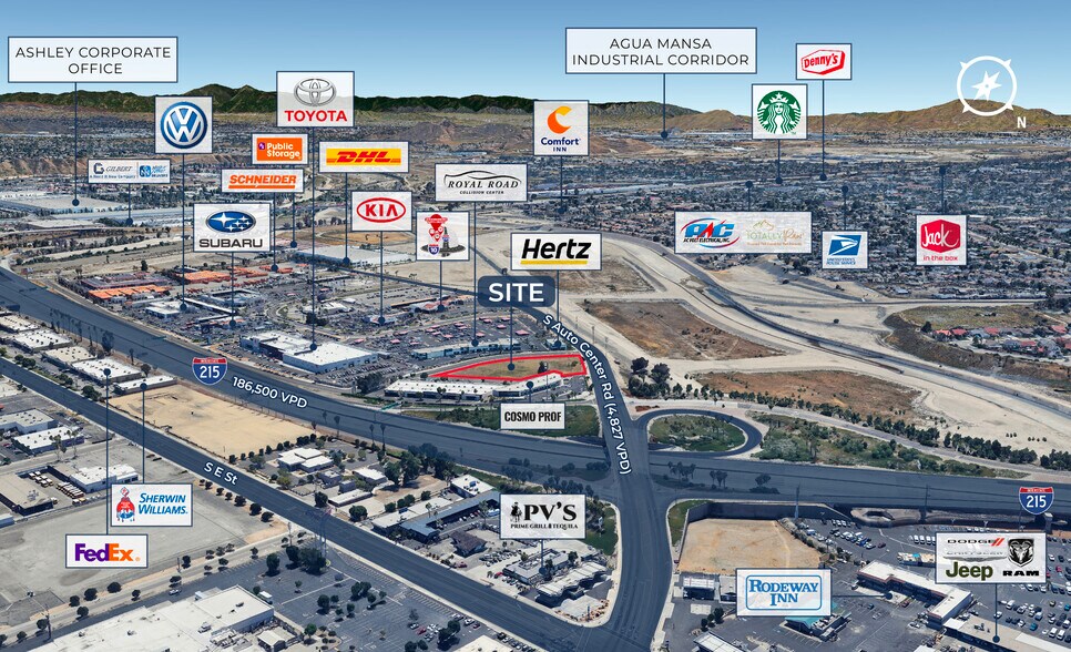 More Photos Of Orange Show Rd & 215 Fwy, San Bernardino Land For Sale