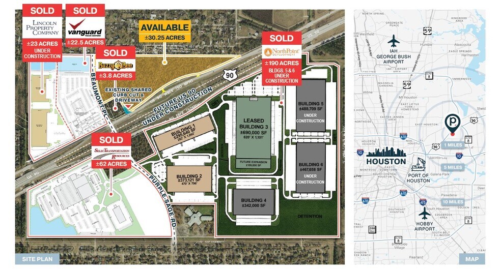 More Photos Of Highway 90 & Uvalde, Houston Land For Sale