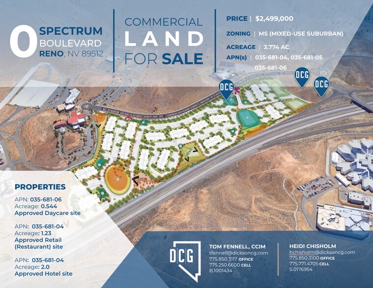 Primary Photo Of 0 Spectrum, Reno Land For Sale