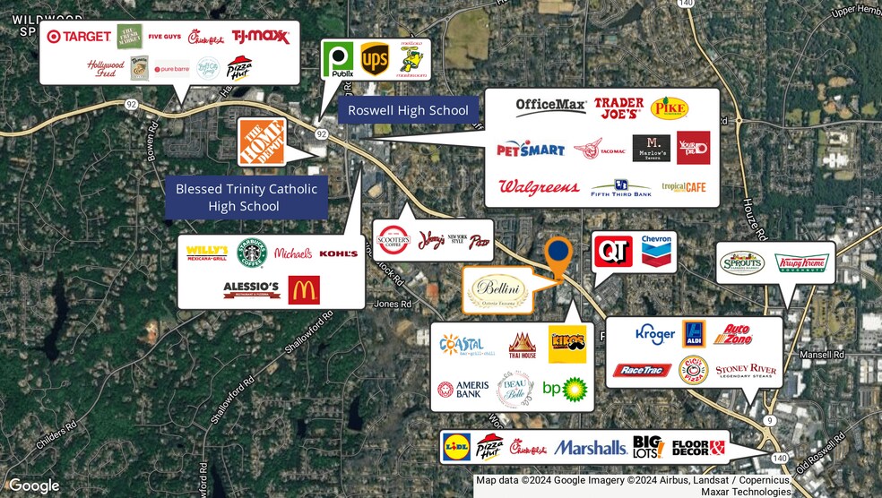 More Photos Of 70 W Crossville Rd, Roswell Restaurant For Sale