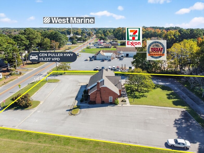 More Photos Of 16498 General Puller Hwy, Deltaville Bank For Sale