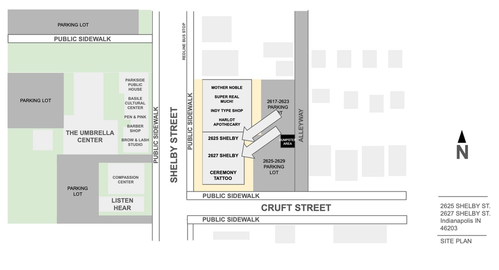 More Photos Of 2625 Shelby St, Indianapolis Storefront For Lease