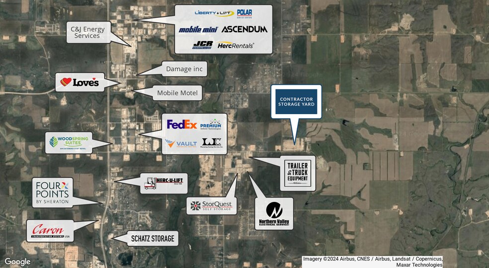 More Photos Of 13267 56th St NW, Williston Contractor Storage Yard For Sale