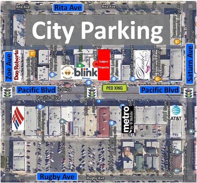 More Photos Of 6722-6728 Pacific Blvd, Huntington Park Storefront Retail Office For Lease