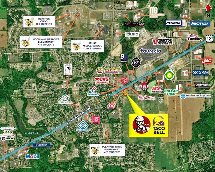 More Photos Of 502 E Michigan Ave, Saline Fast Food For Sale