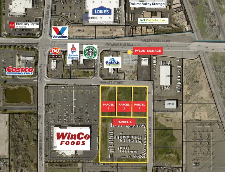 Primary Photo Of 1180 Market St, Union Gap Land For Sale