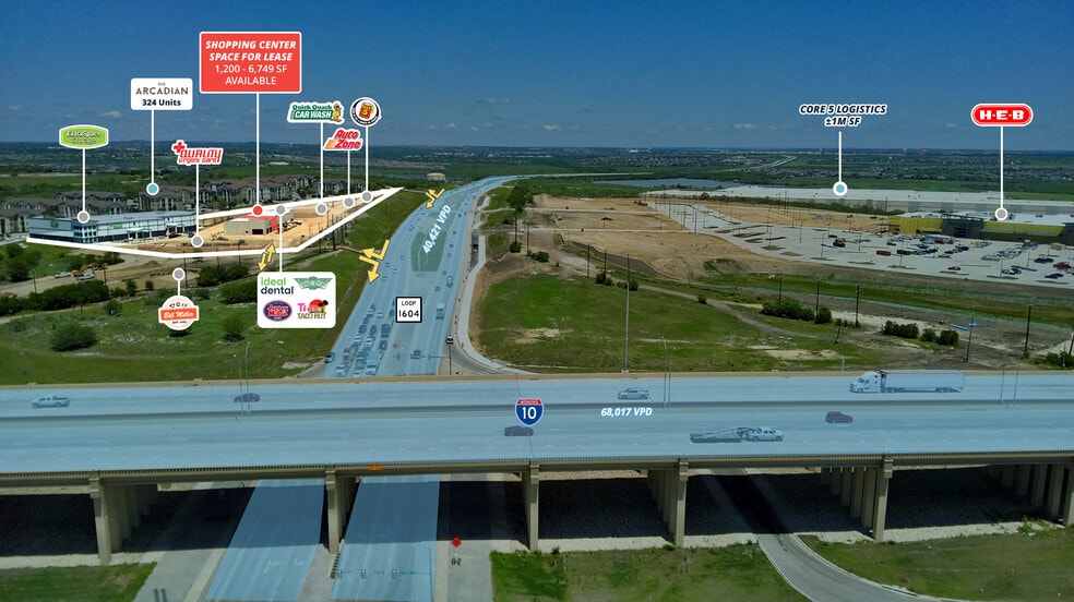 More Photos Of 1604 E at IH-10 E, Converse Storefront For Lease