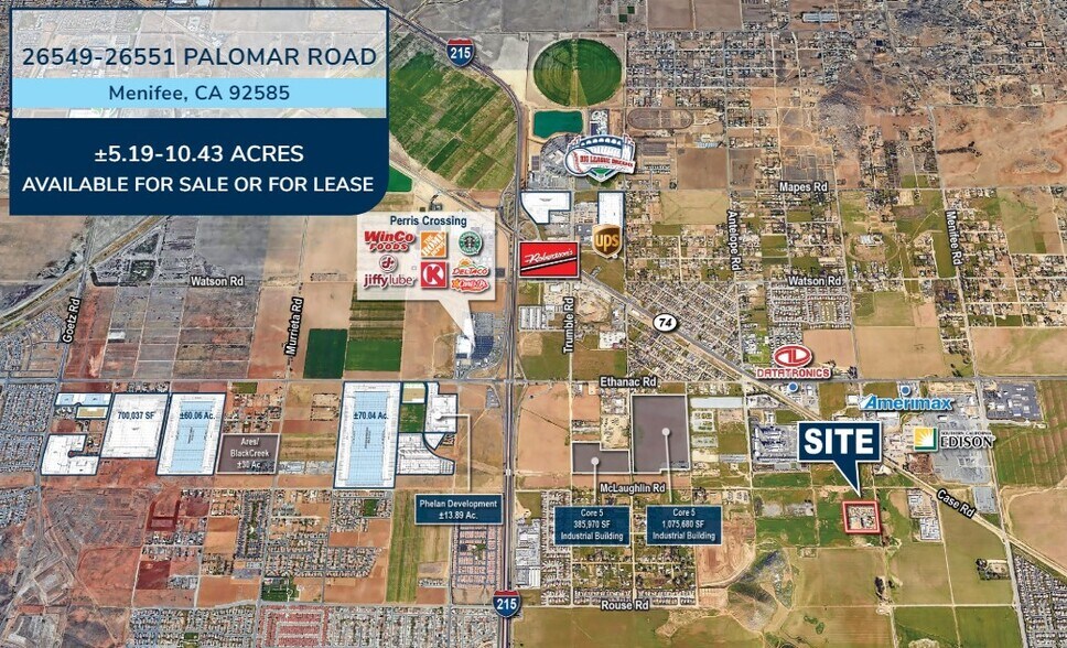 More Photos Of 26549 Palomar Rd, Menifee Land For Sale