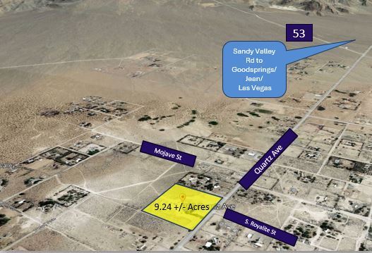 Primary Photo Of 300 Quartz Ave, Sandy Valley Land For Sale