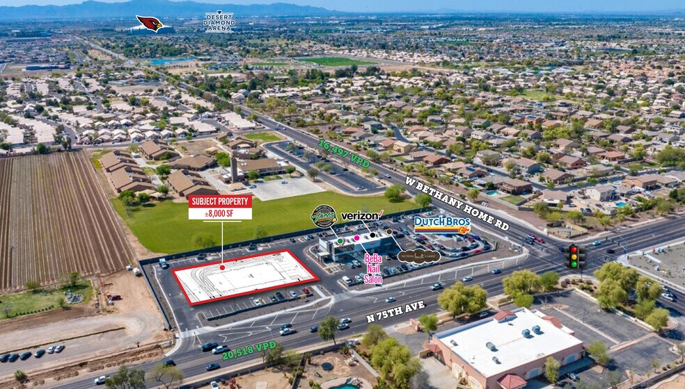 Primary Photo Of W Bethany Home Rd @ 75th Ave, Glendale Land For Lease