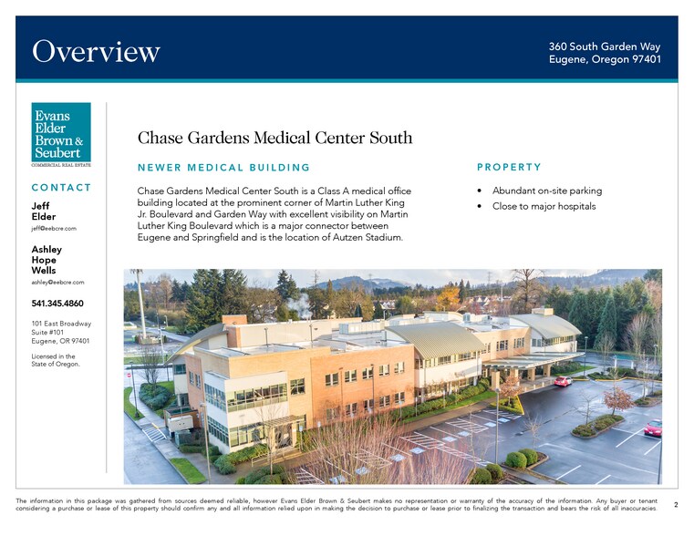 More Photos Of 360 S Garden Way, Eugene Medical For Lease