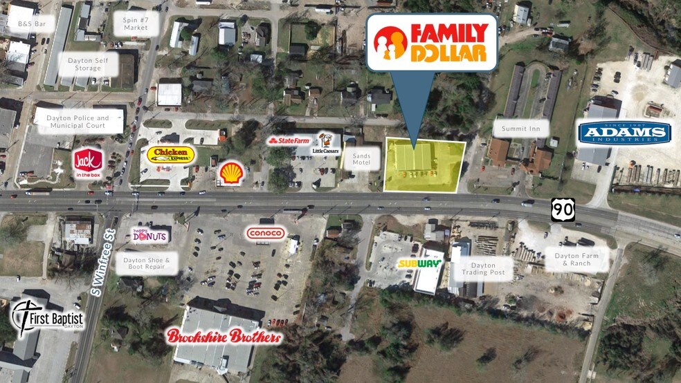 More Photos Of 504 E Highway 90, Dayton Freestanding For Lease