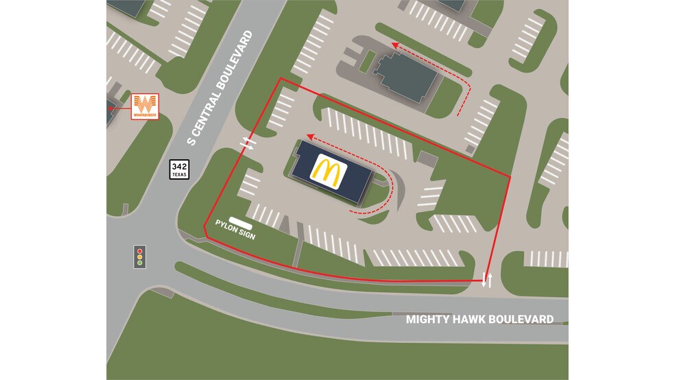 More Photos Of NEC Hwy 342 & Mighty Hawk blvd, Red Oak Restaurant For Sale