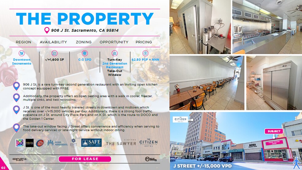 More Photos Of 906 J St, Sacramento Restaurant For Lease