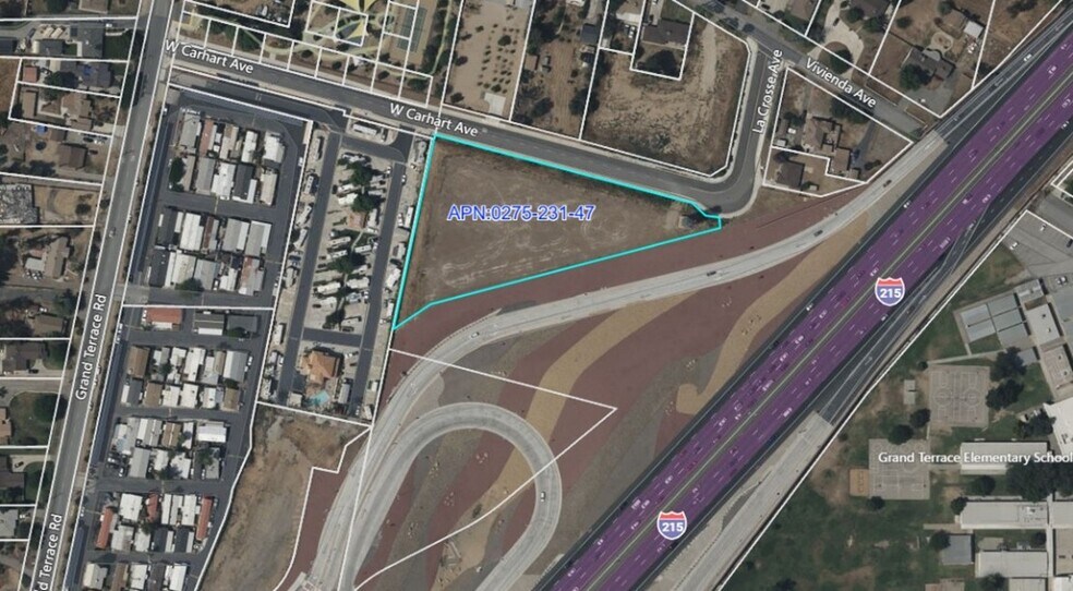 Primary Photo Of West Carhart Road, Grand Terrace Land For Sale