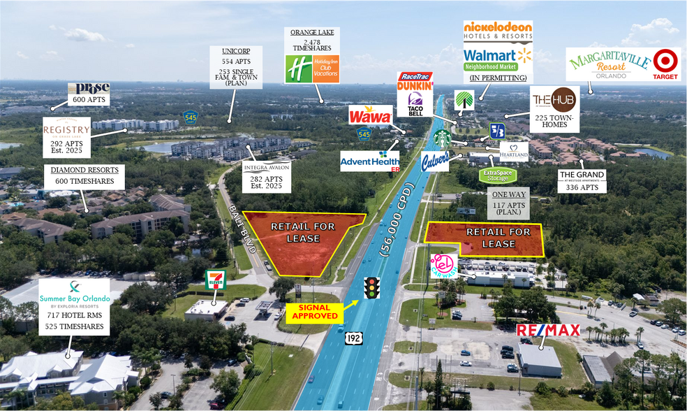 Primary Photo Of US 192 (W Irlo Bronson Memorial Hwy), Kissimmee Land For Lease