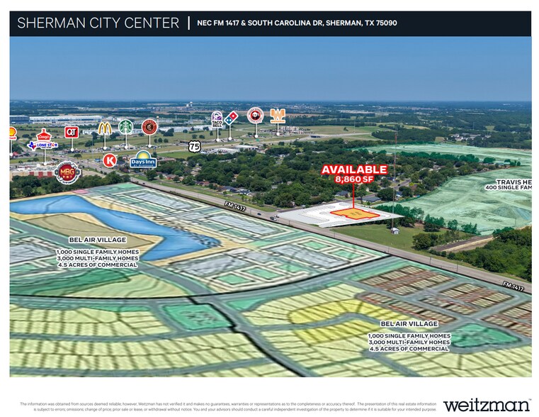 More Photos Of NEC FM 1417 & South Carolina Dr, Sherman Storefront Retail Office For Lease