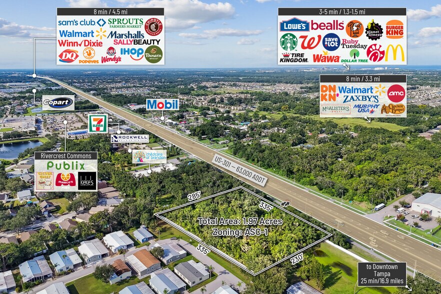 More Photos Of 11218 US 301, Riverview Land For Sale