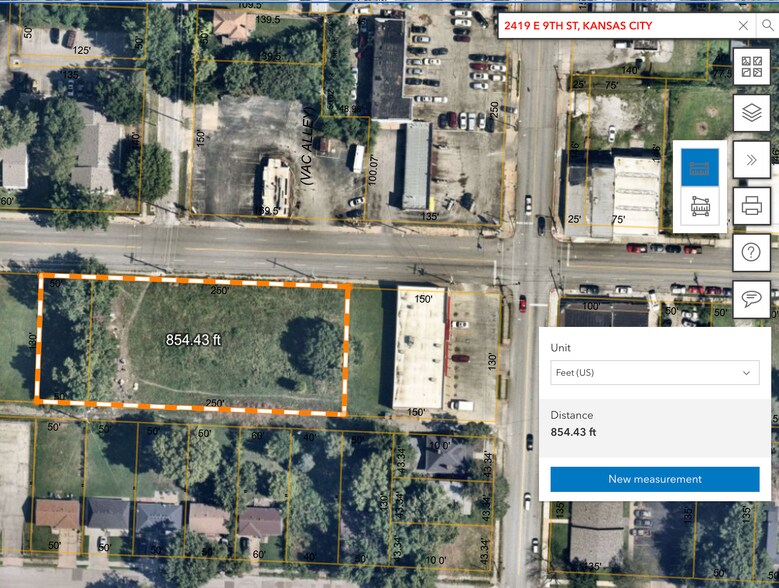 Primary Photo Of 2419 E 9th St, Kansas City Land For Sale