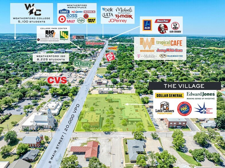 More Photos Of 300-318 S Main St, Weatherford Unknown For Lease
