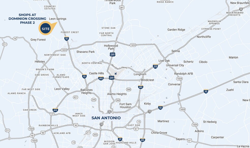 More Photos Of W IH-10 & Stonewall Pky, San Antonio Storefront For Lease