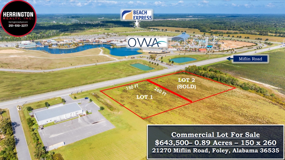 Primary Photo Of 21270 Miflin Rd, Foley Land For Sale