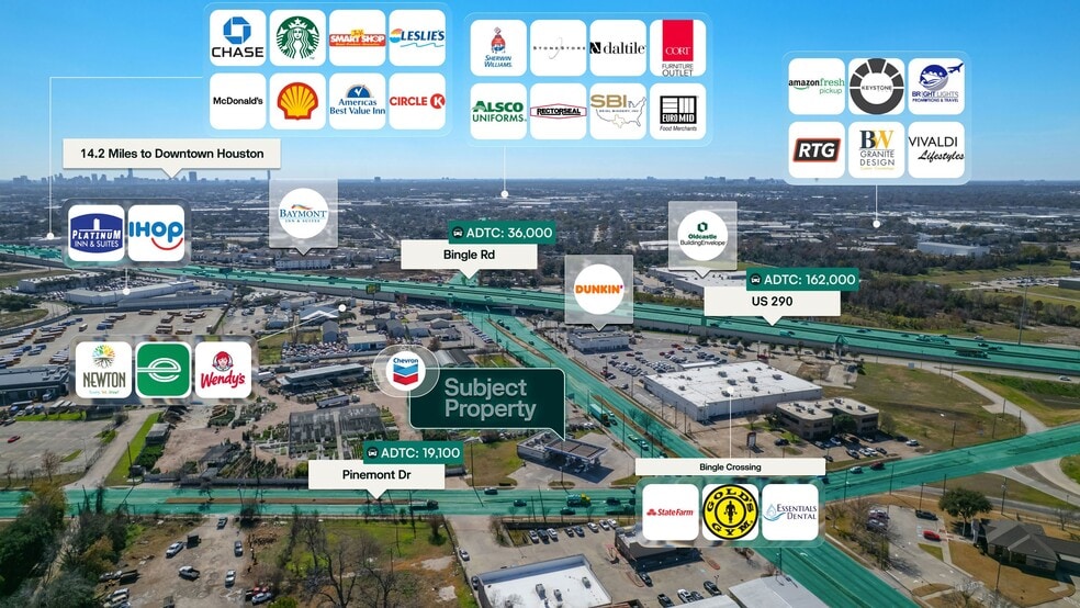 More Photos Of 6625 Pinemont Dr, Houston General Retail For Sale