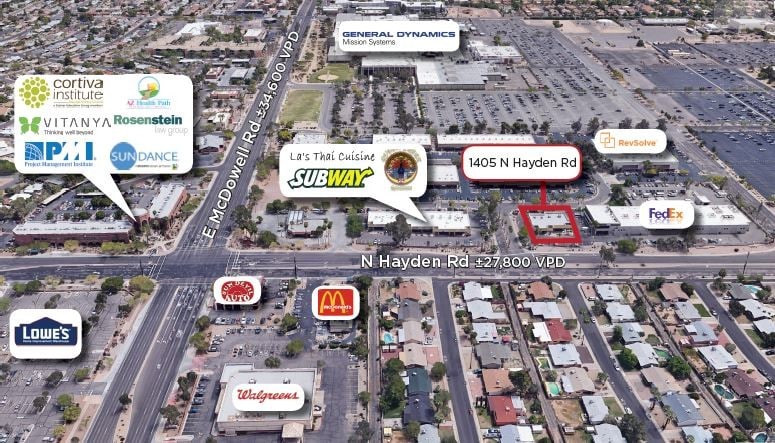 More Photos Of 1405 N Hayden Rd, Scottsdale Storefront Retail Office For Sale