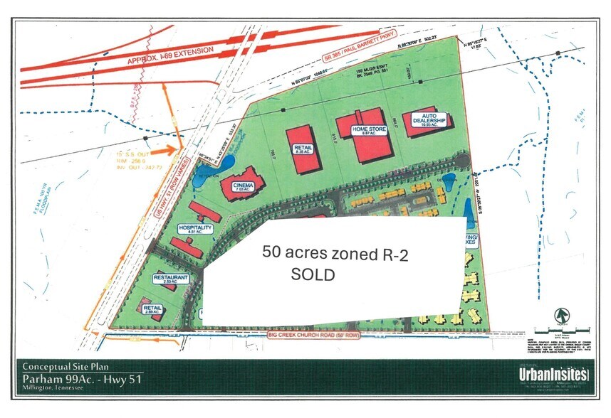 Primary Photo Of SE Quadrant US 51 @ Paul Barret Pkwy hwy, Millington Land For Sale