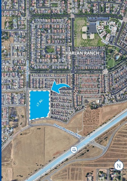 Primary Photo Of NEC DeWolf & Owens Mountain Parkway Ave, Clovis Land For Sale