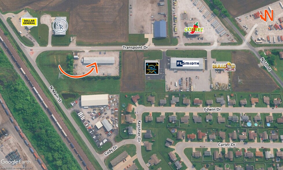 More Photos Of 311 Transpoint dr, Dupo Industrial For Lease