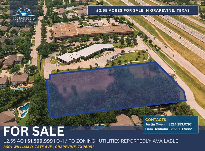Primary Photo Of 3601 William D. Tate Blvd, Grapevine Land For Sale