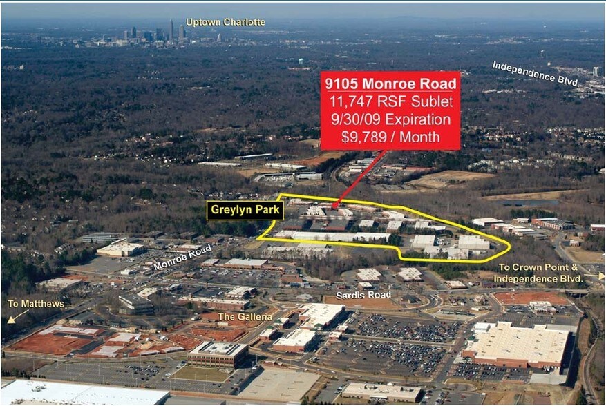 More Photos Of 9129 MONROE Rd, Charlotte Unknown For Lease