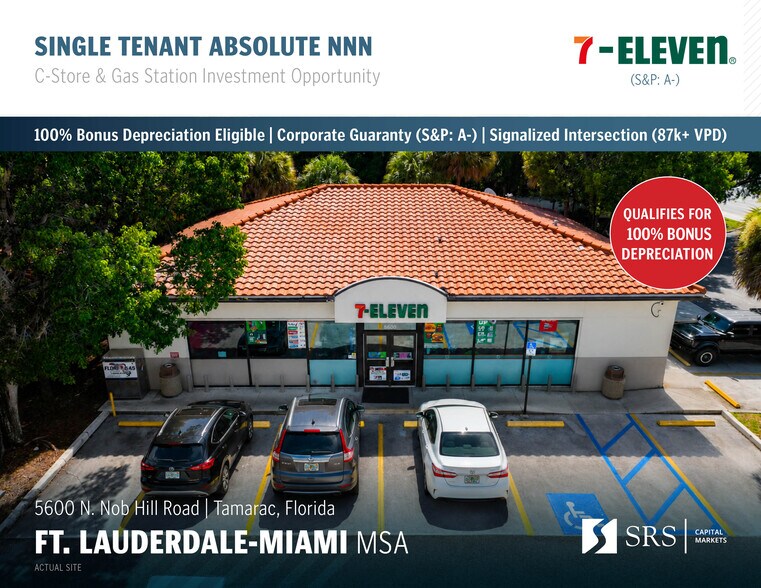 Primary Photo Of 5600 N Nob Hill Rd, Tamarac Service Station For Sale