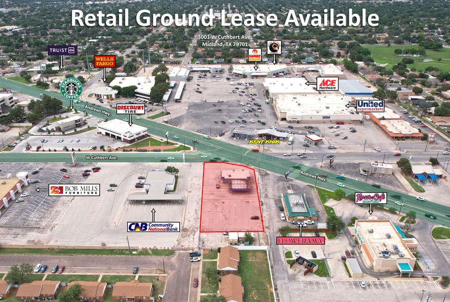 Primary Photo Of 3001 W Cuthbert Ave, Midland Land For Lease