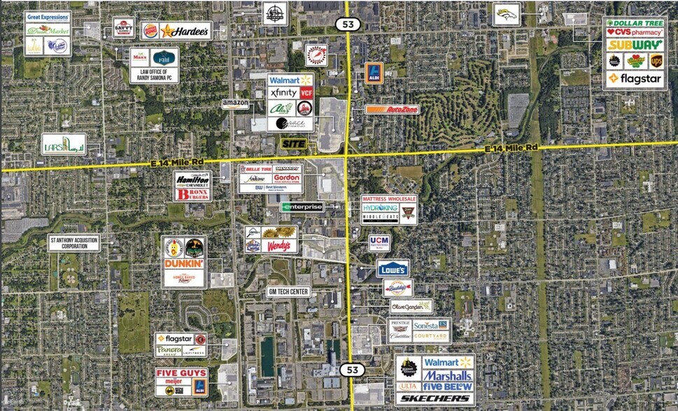 Primary Photo Of 7251 E 14 Mile Rd, Sterling Heights Land For Sale