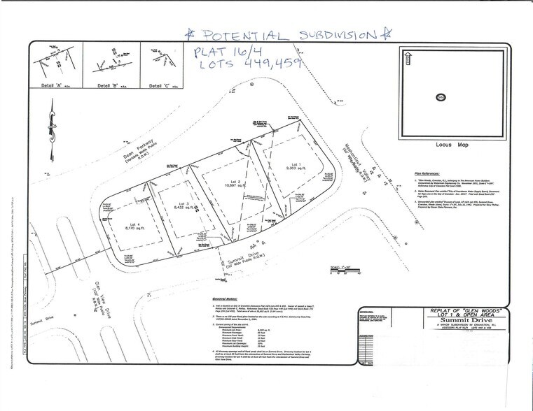 Primary Photo Of 0 Dean Parkway @ Meshanticut Valley Parkway, Cranston Land For Sale
