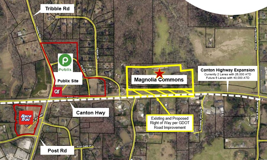 More Photos Of Canton Hwy, Cumming Land For Sale