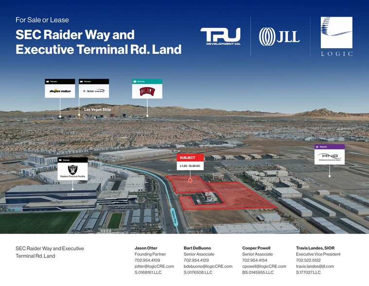 Primary Photo Of SEC Raiders Way & Executive Terminal Dr, Henderson Land For Lease