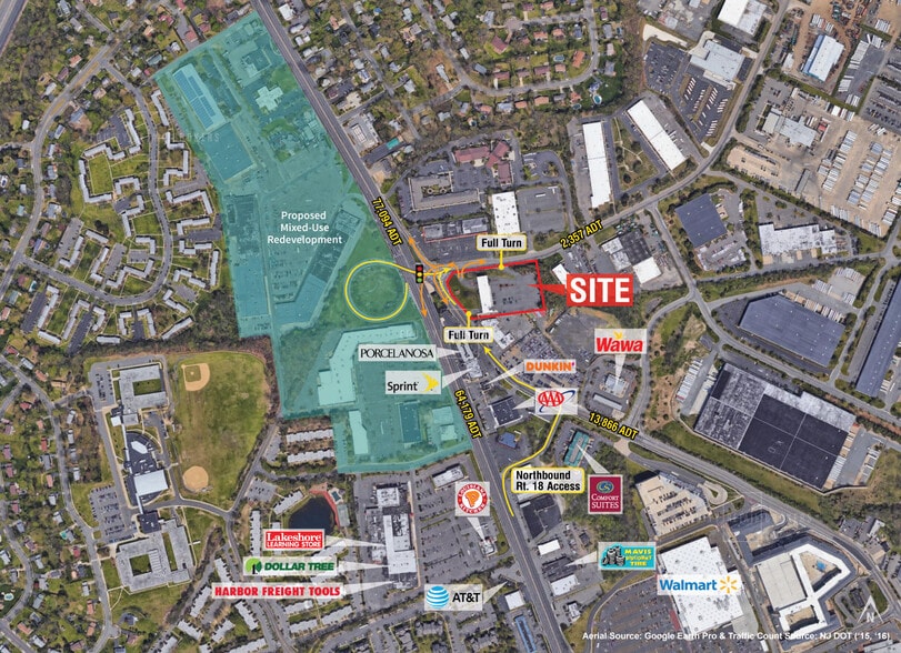 Primary Photo Of 710 Old Bridge Tpke & Route 18, East Brunswick Land For Sale