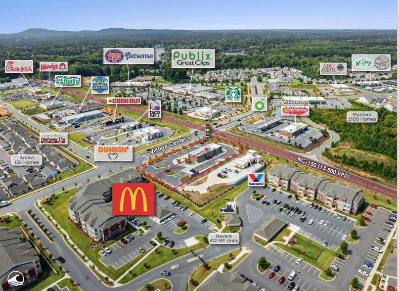 More Photos Of 3961 Village Ctr S, Sherrills Ford General Retail For Sale