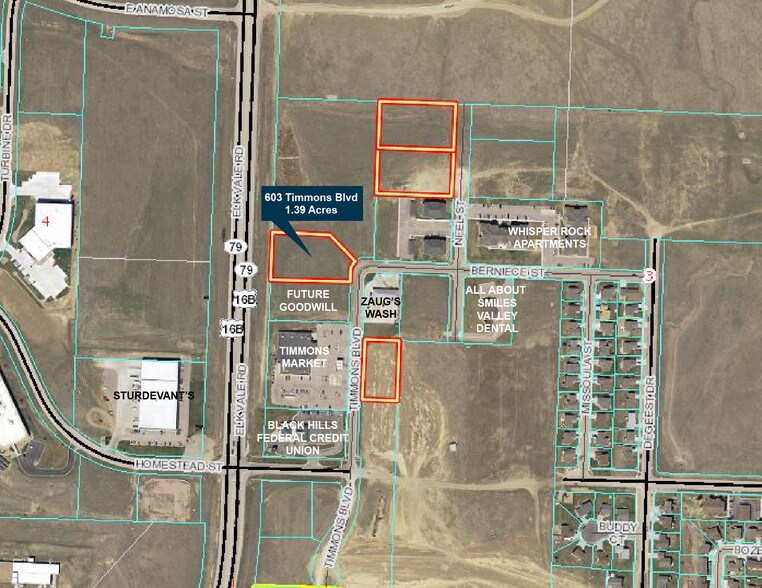 More Photos Of 603 Timmons Blvd, Rapid City Land For Sale