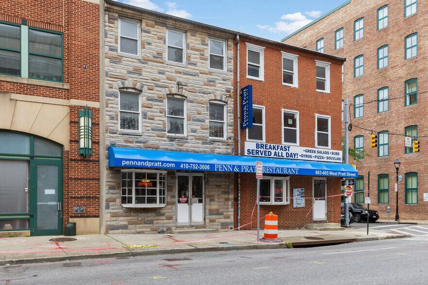 More Photos Of 663 W Pratt St, Baltimore Storefront Retail Residential For Sale