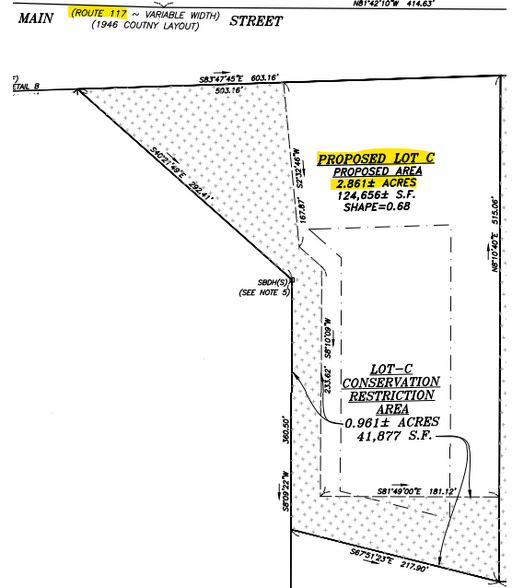 Primary Photo Of 48 Main Street, Bolton Land For Sale