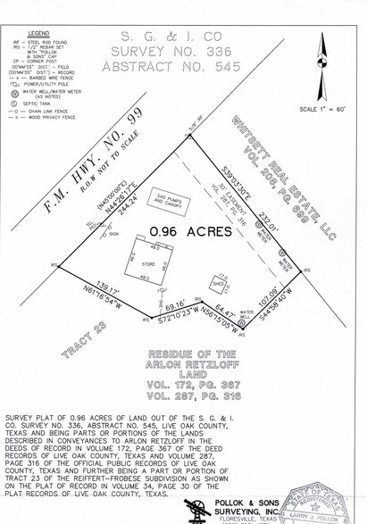 More Photos Of 866 FM 99, Whitsett Storefront For Sale